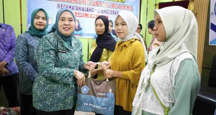TP PKK Palembang Konsisten Tekan Stunting, Dewi Sastrani Salurkan PMT untuk Ibu Hamil Berisiko