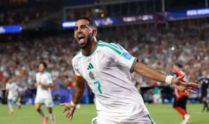 Usai Cetak Gol Perdana di Piala Dunia, Mahrez: Momen Ini Tak Akan Saya Lupakan