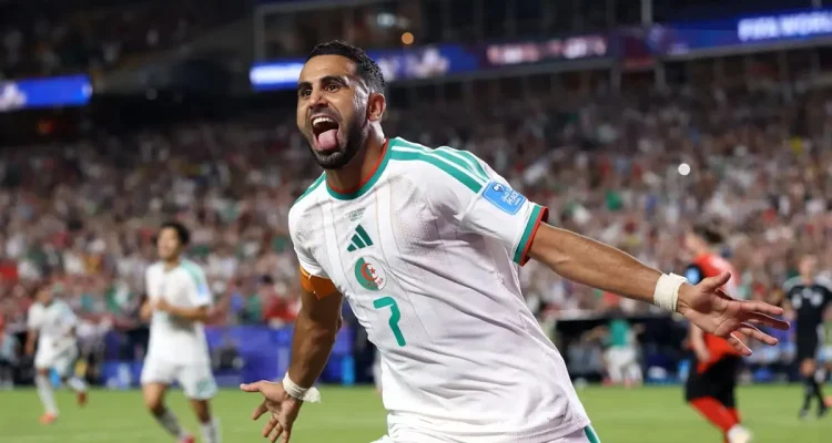 Usai Cetak Gol Perdana di Piala Dunia, Mahrez: Momen Ini Tak Akan Saya Lupakan