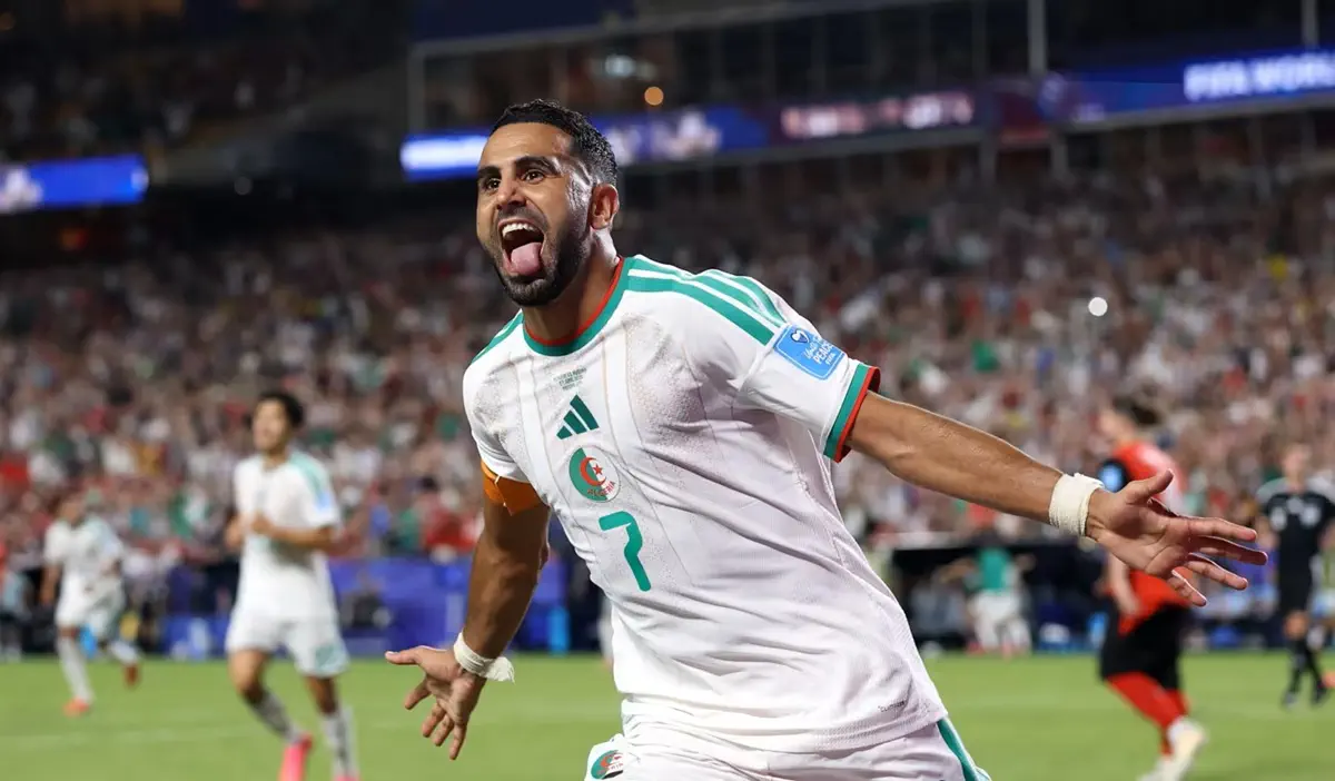 Usai Cetak Gol Perdana di Piala Dunia, Mahrez: Momen Ini Tak Akan Saya Lupakan