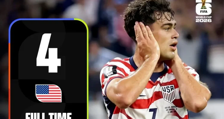 AS Tuan Rumah, Amerika Serikat Mengamuk! Balogun Cetak Brace, Paraguay Dibantai 4-1 di Laga Perdana Piala Dunia 2026