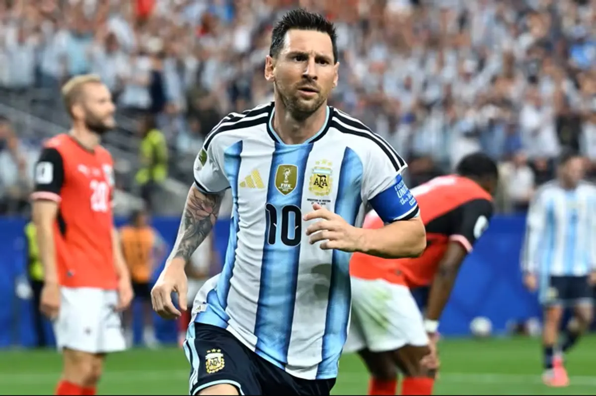 Lionel Messi, Messi Pecahkan Rekor Piala Dunia, Piala Dunia FIFA 2026, Argentina vs Austria, Rekor Lionel Messi, Timnas Argentina, Messi Cetak Dua Gol, Fase Gugur Piala Dunia, Kapten Argentina, Pencetak Gol Terbanyak Piala Dunia