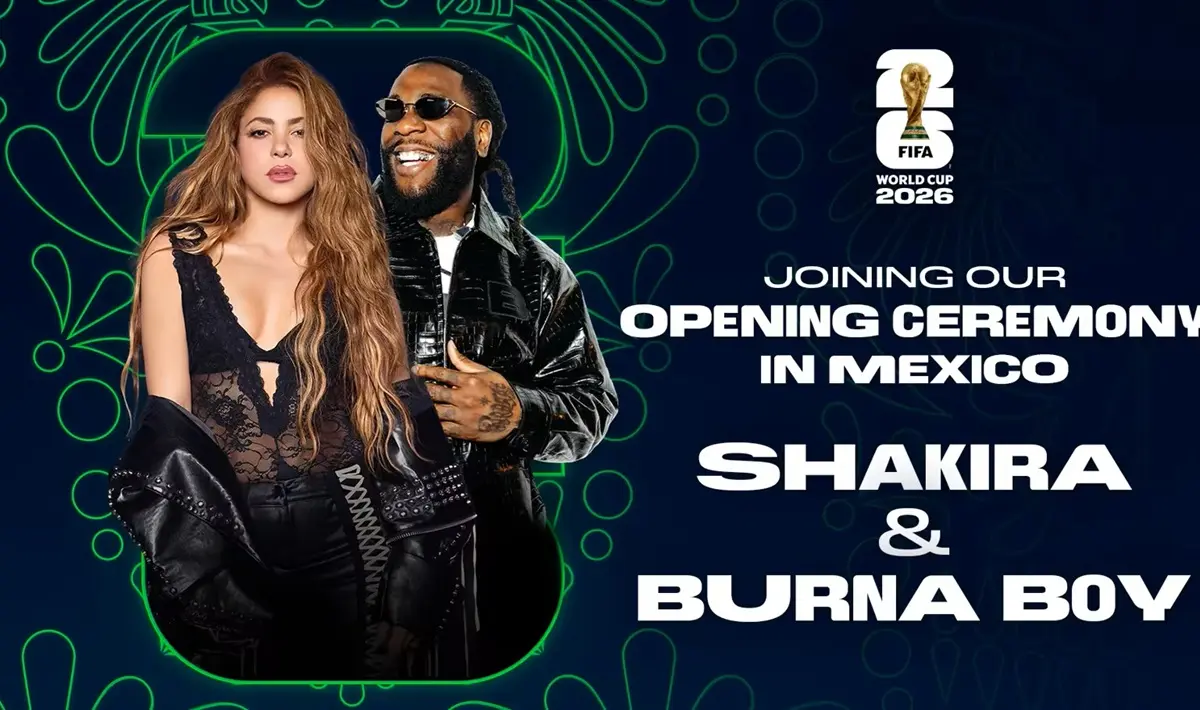 Shakira dan Burna Boy Siap Guncang Pembukaan Piala Dunia 2026 di Meksiko, Bawakan Lagu Resmi FIFA "Dai Dai"
