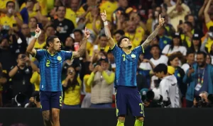 Uzbekistan-v-Colombia-Group-K-FIFA-World-Cup-2026 Gol dan Assist Luis Diaz Antar Kolombia Bungkam Debutan Uzbekistan 3-1