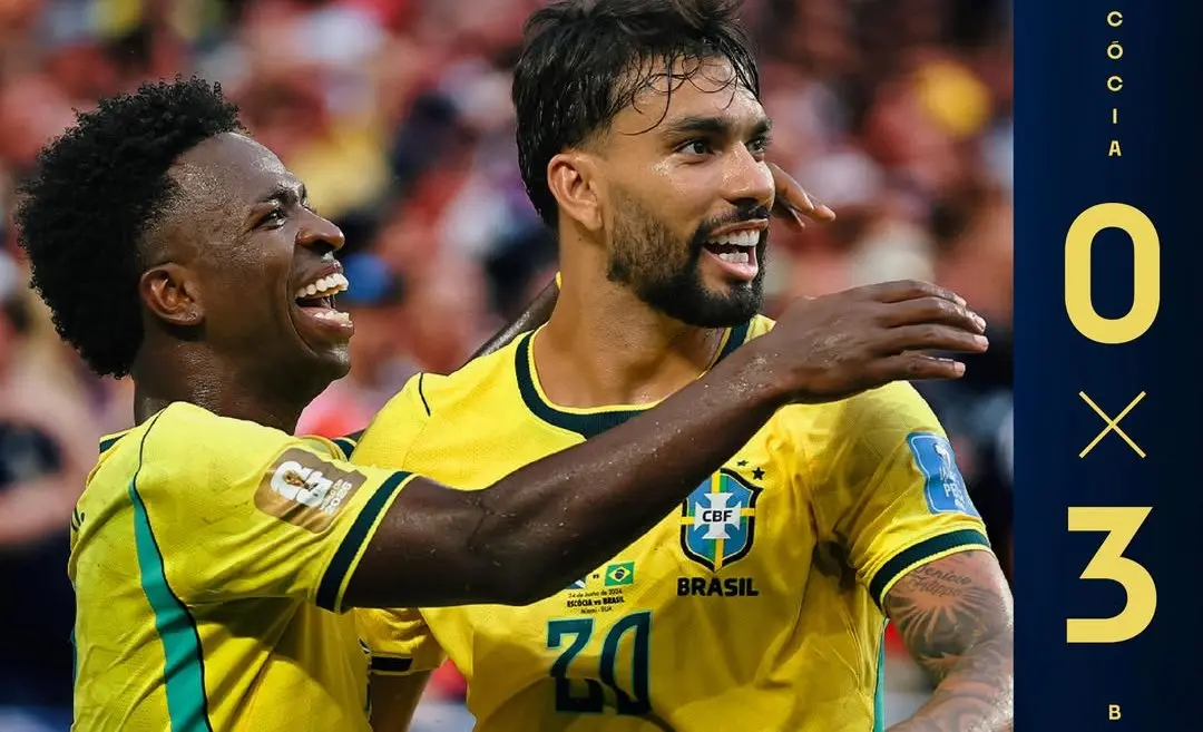 Vinicius Junior Borong Dua Gol! Brasil Libas Skotlandia 3-0 dan Kokoh di Puncak Grup C Piala Dunia 2026