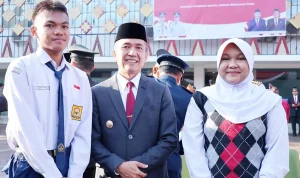 Qanita Syifa dan M Adyan Dampingi Ratu Dewa pada Upacara Hari Lahir Pancasila, Jadi Inspirasi Generasi Muda Palembang