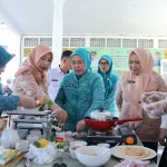 Kreatif Cegah Stunting, PKK Palembang Hadirkan Kue Ulang Tahun Berbahan Sarden hingga Steak Ikan Patin