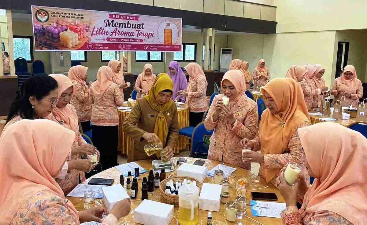 DWP Muba Tingkatkan Kapasitas Anggota Lewat Pelatihan AI, Lilin Aromaterapi, dan Eco Enzyme