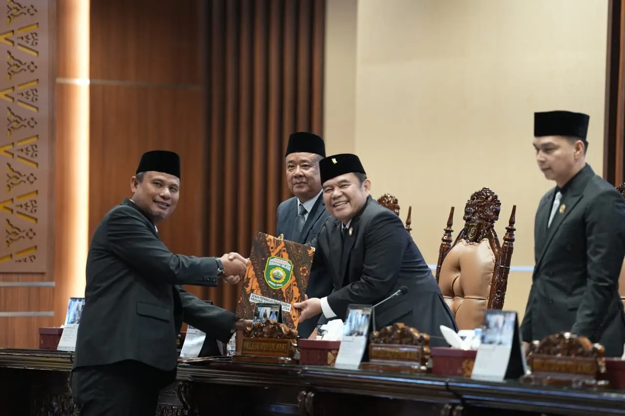 Rapat Paripurna XXXV DPRD Provinsi Sumsel Membahas Penyampaian Laporan Hasil Kerja Pansus Perkebunan DPRD Provinsi Sumsel
