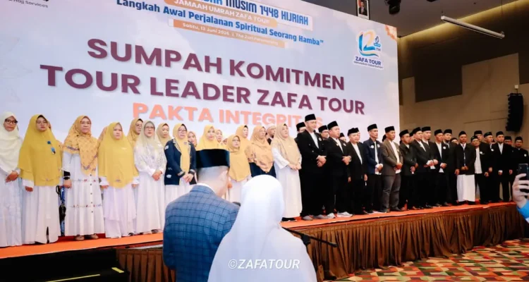 Zafa Tour Gelar Manasik Akbar 1448 Hijriah, Ribuan Calon Jamaah Umrah Padati The Zuri Hotel Palembang