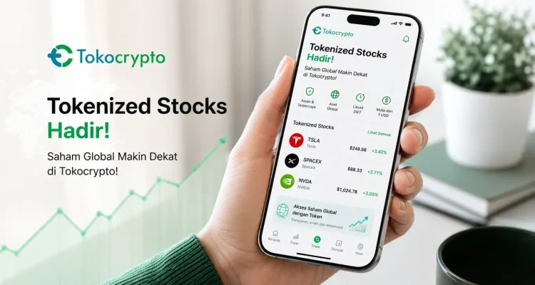 Tokocrypto Luncurkan Tokenized Stocks, Investor Indonesia Kini Bisa Akses Saham Global Lewat Blockchain
