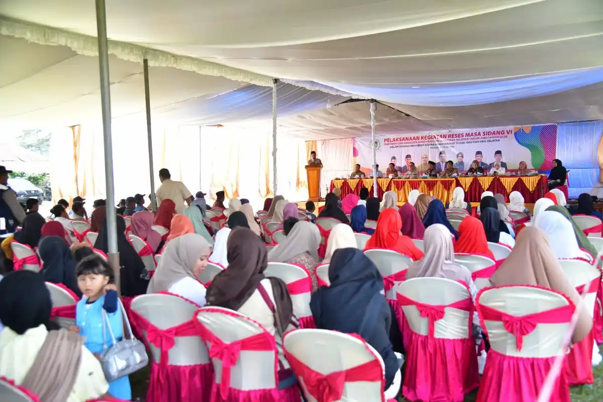 Reses DPRD Sumsel Dapil V di Desa Gunung Raya, OKU Selatan Perkuat Dialog Pembangunan Bersama Masyarakat