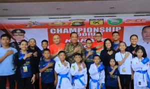 Cik Ujang Buka Kejuaraan Karate Piala Kapolda Sumsel 2026, Dorong Lahirnya Atlet Berprestasi Nasional Cik Ujang Buka Kejuaraan Karate Piala Kapolda Sumsel 2026, Dorong Lahirnya Atlet Berprestasi Nasional