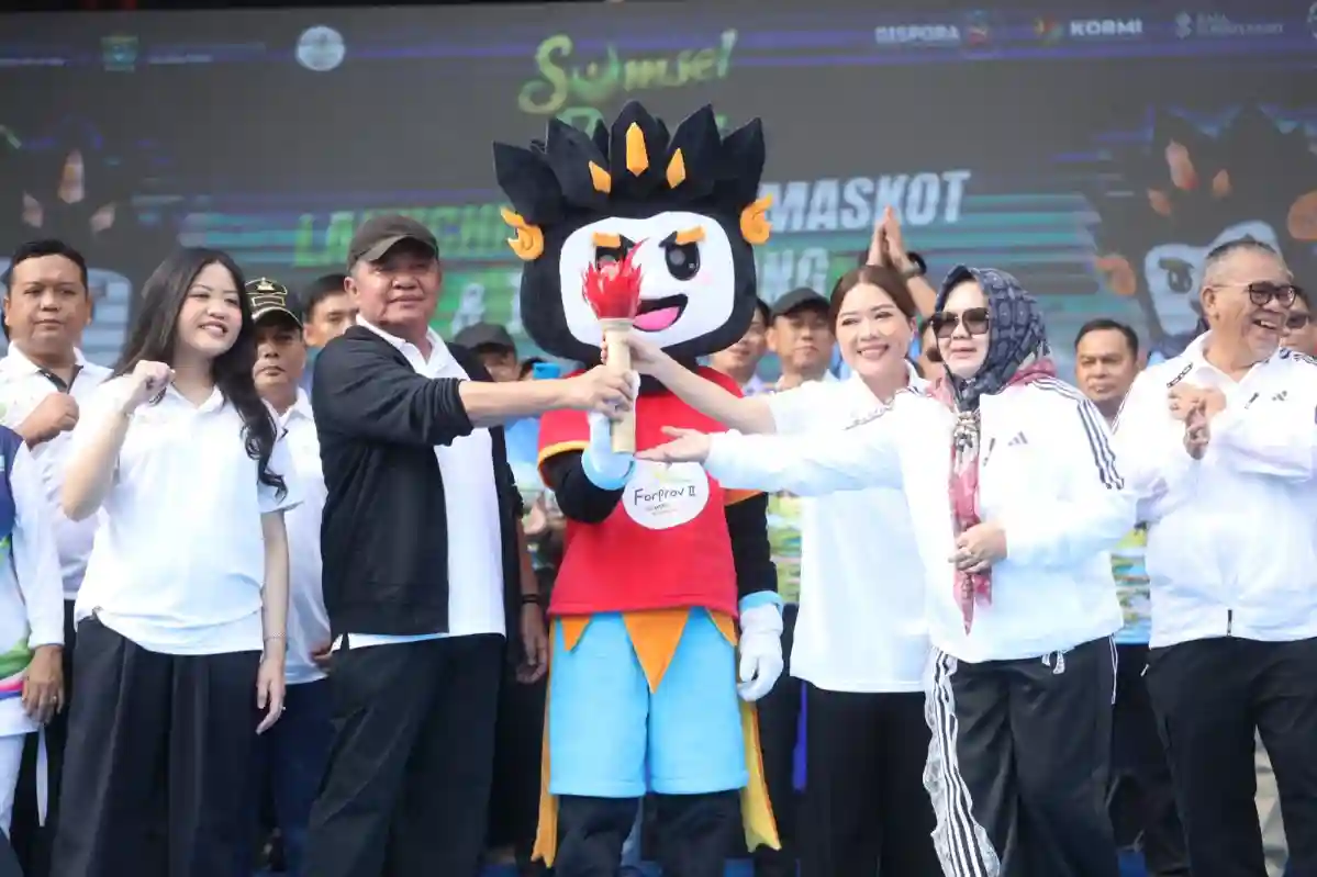 Herman Deru Launching Logo, Maskot Si Bara dan Theme Song FORPROV II KORMI Sumsel 2026, Targetkan Muara Enim Jadi Role Model Penyelenggaraan Terbaik