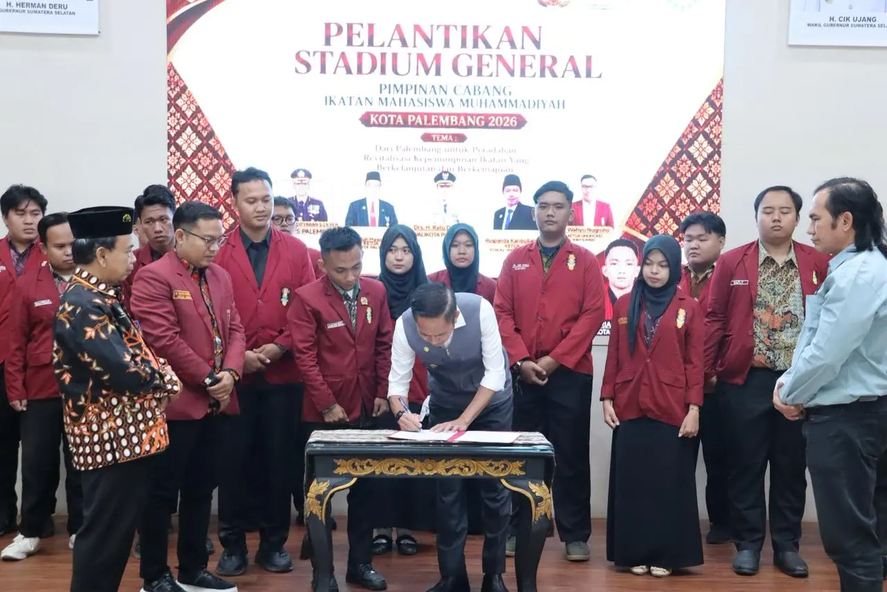 Hadiri Pelantikan PC IMM Kota Palembang, Ratu Dewa Ajak Mahasiswa Jadi Mitra Strategis Pembangunan Daerah