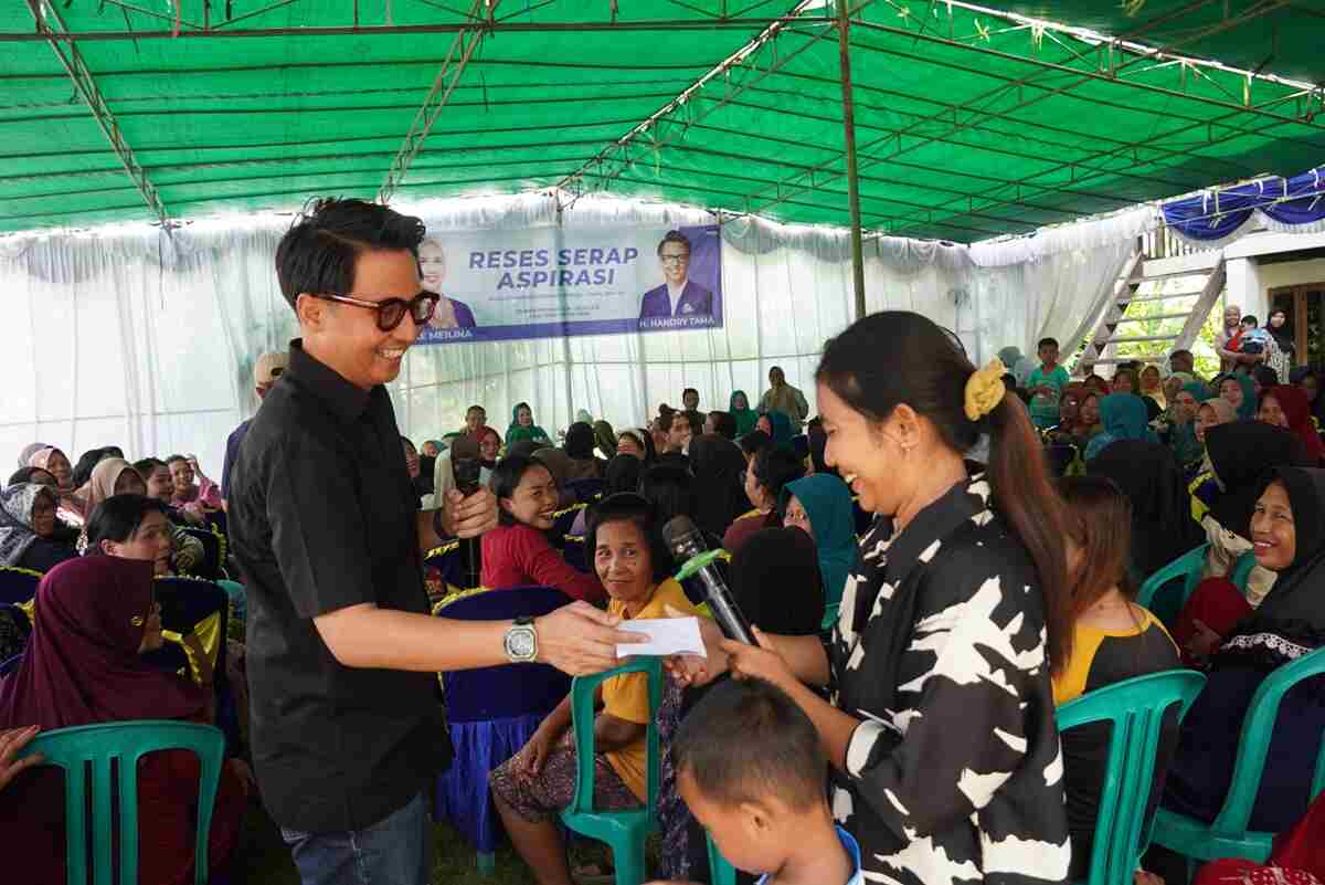 Reses di Desa Tanjung Menang, Handry Pratama Putra Tampung Aspirasi Warga untuk Perjuangkan Program Pembangunan