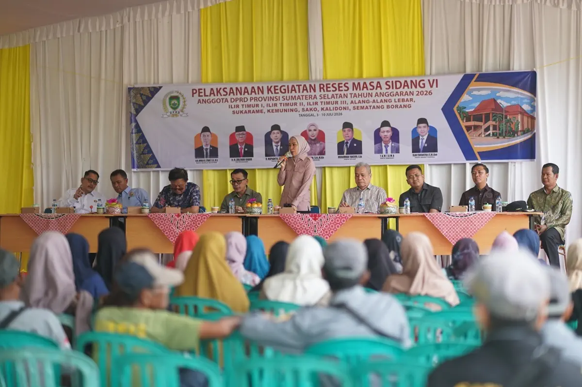 Camat Kemuning Apresiasi Reses DPRD Sumsel Dapil II, Perkuat Sinergi Wujudkan Pembangunan Kota Palembang