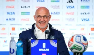 Spain-Press-Conference-FIFA-World-Cup-2026 De la Fuente, Arsitek Kejayaan La Roja: Dari Pembina Talenta Muda hingga Membawa Spanyol ke Final Piala Dunia 2026