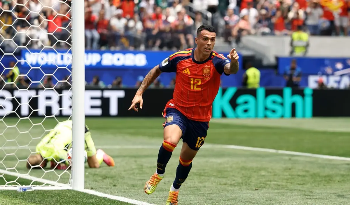 Sundulan Mematikan Pedro Porro Jadi Kunci Spanyol Lolos ke 16 Besar Piala Dunia