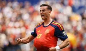 Spain-v-Belgium-Quarter-Final-FIFA-World-Cup-2026 Merino Jadi Pahlawan, Spanyol Singkirkan Belgia dan Tantang Prancis di Semifinal Piala Dunia 2026