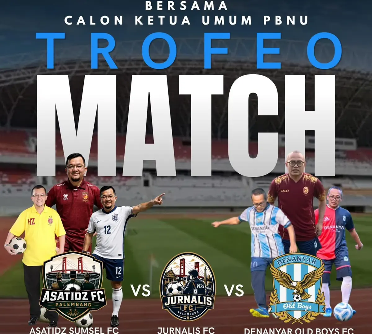 Trofeo Match Meriahkan Muktamar NU XXXV, KH Abdussalam Shohib Dijadwalkan Hadir di Palembang