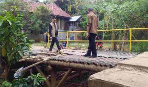 Viral di Media Sosial, Pemkab Muba Bergerak Cepat Perbaiki Jembatan Desa Purwosari