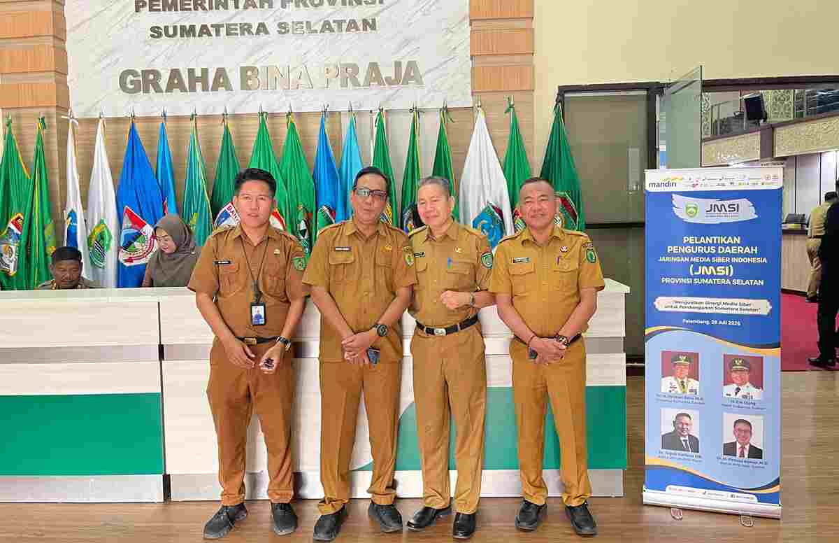 Staf Ahli Bupati Muba Hadiri Pelantikan Pengurus JMSI Sumsel 2025–2030, Perkuat Sinergi Pemerintah dan Media Siber