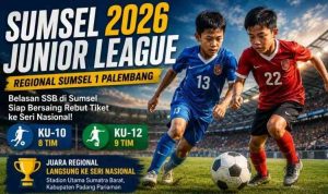 Pendaftaran-SJL-2026 Ayo Buruan Daftar! Slot Sumatera Junior League 2026 Regional Palembang Makin Menipis, 17 Tim Sudah Mengamankan Tempat