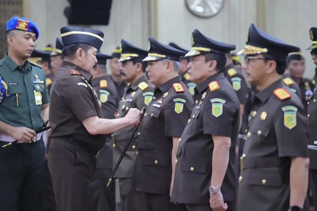 Nurcahyo Jungkung Madyo Resmi Jadi Kajati Sumsel, Jaksa Agung Lantik Sejumlah Pejabat Eselon II
