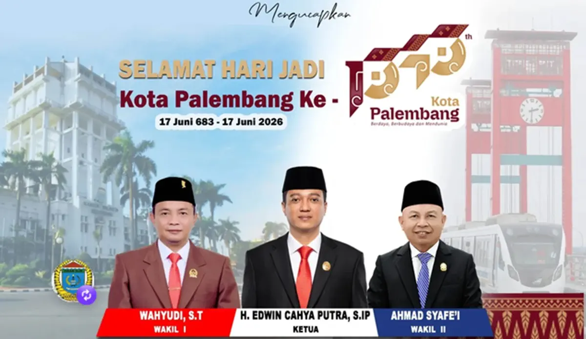 DPRD Ogan Ilir Ucapkan Selamat Hari Jadi Palembang ke-1343, Dorong Sinergi Antardaerah