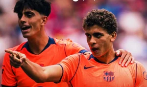 Barcelona-Pra-Musim Barcelona Hantam Basel 5-2, Karim Adeyemi Cetak Gol Perdana Bersama Blaugrana