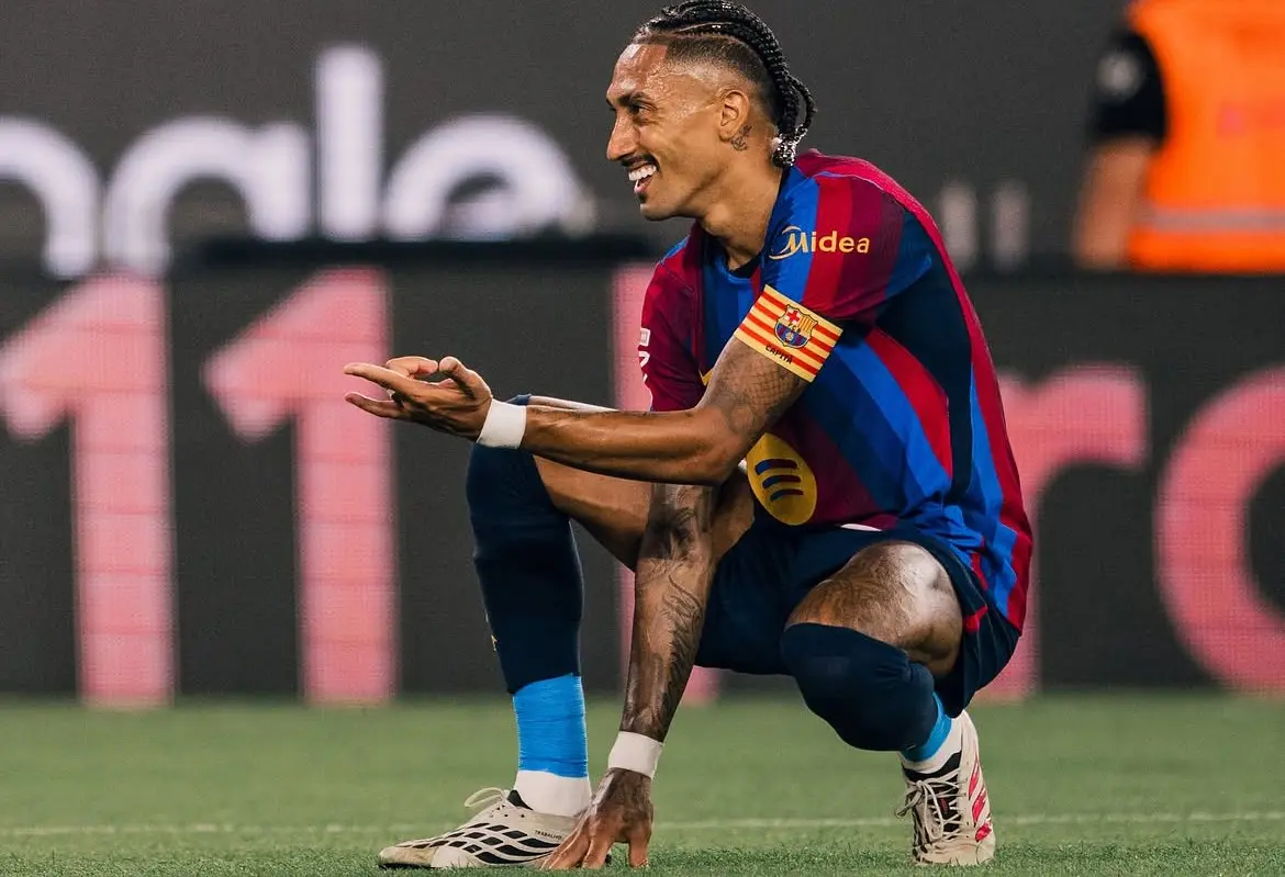 Barcelona Tekuk Athletic Club 2-0, Raphinha dan Fermin Lopez Bawa Blaugrana ke Puncak LaLiga