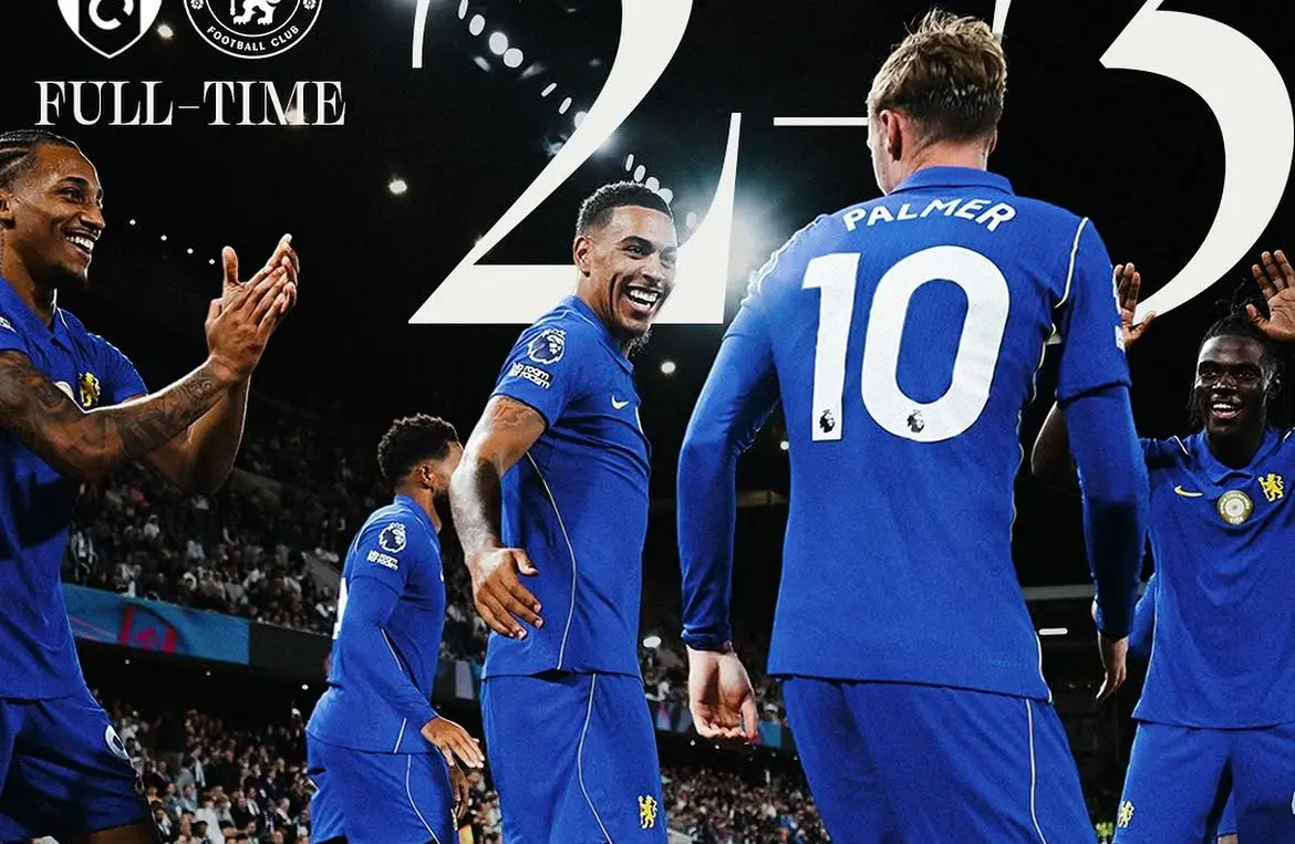 Chelsea Menang Dramatis 3-2 atas Fulham, Debut Xabi Alonso Berbuah Tiga Poin