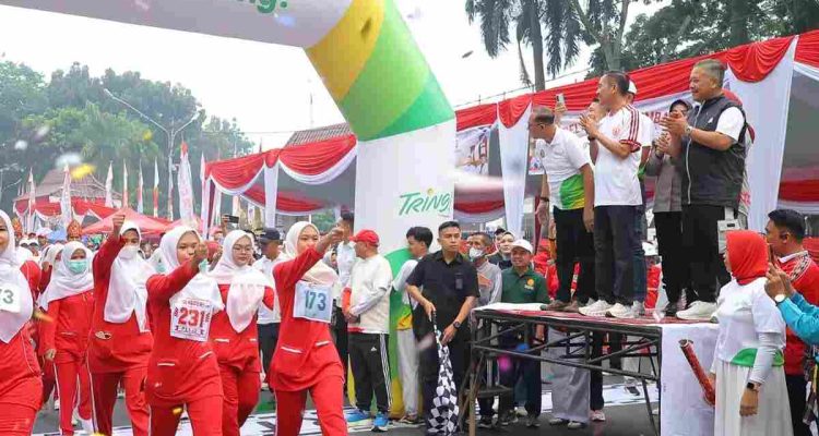 Gerak Jalan PGRI Palembang Jadi Ajang Perkuat Soliditas Guru dan Tenaga Kependidikan