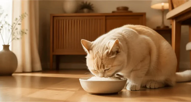 Kucing Boleh Makan Nasi? Kenali Manfaat, Risiko, dan Aturan Aman untuk Anabul