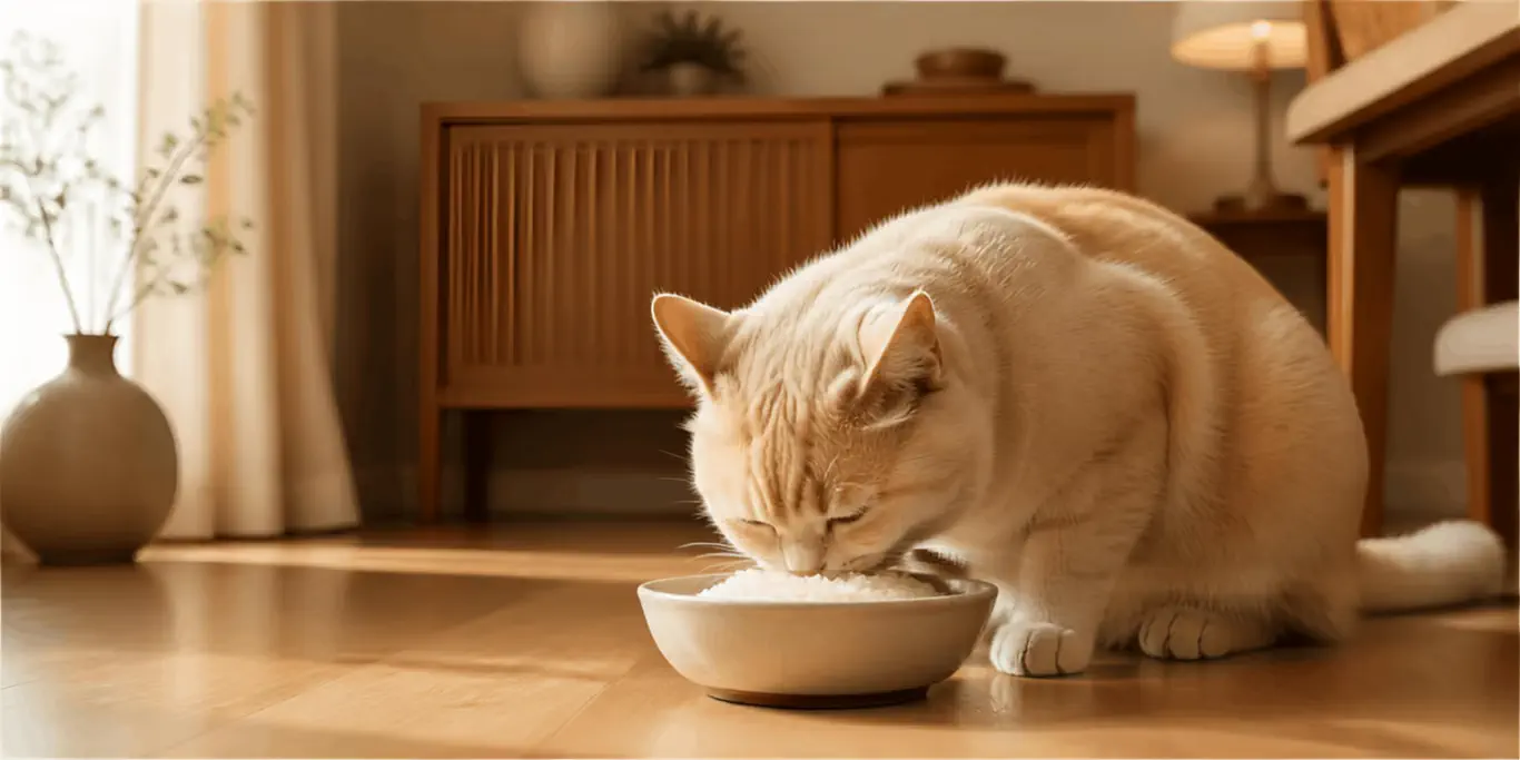 Kucing Boleh Makan Nasi? Kenali Manfaat, Risiko, dan Aturan Aman untuk Anabul