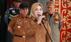 Pemkot Palembang Resmikan Tim Linmas Darurat Bencana di IT II