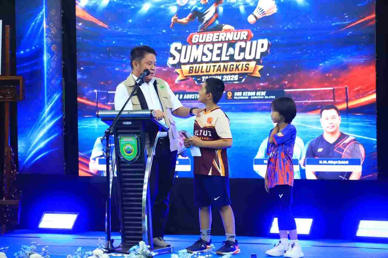Herman Deru Buka Gubernur Sumsel Cup Bulutangkis 2026, Tekankan Pembinaan Atlet Sejak Usia Dini
