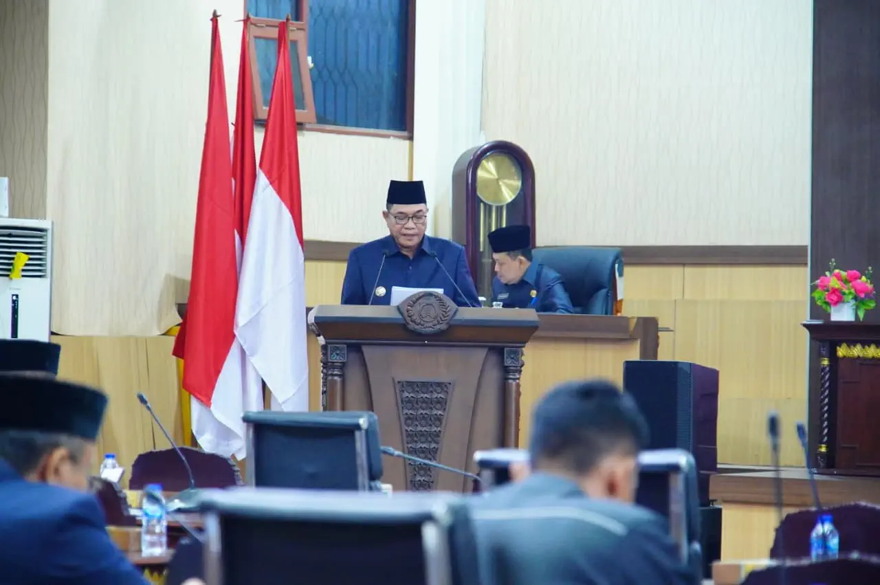Bupati Toha Sampaikan Rancangan Perubahan KUA-PPAS APBD Muba 2026, DPRD Siap Bahas Sesuai Tahapan