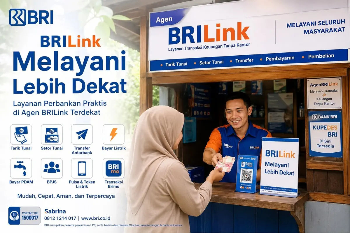 BRILink Melayani Lebih Dekat, 5.169 Agen BRI Jangkau Masyarakat hingga Pelosok OKI dan OI