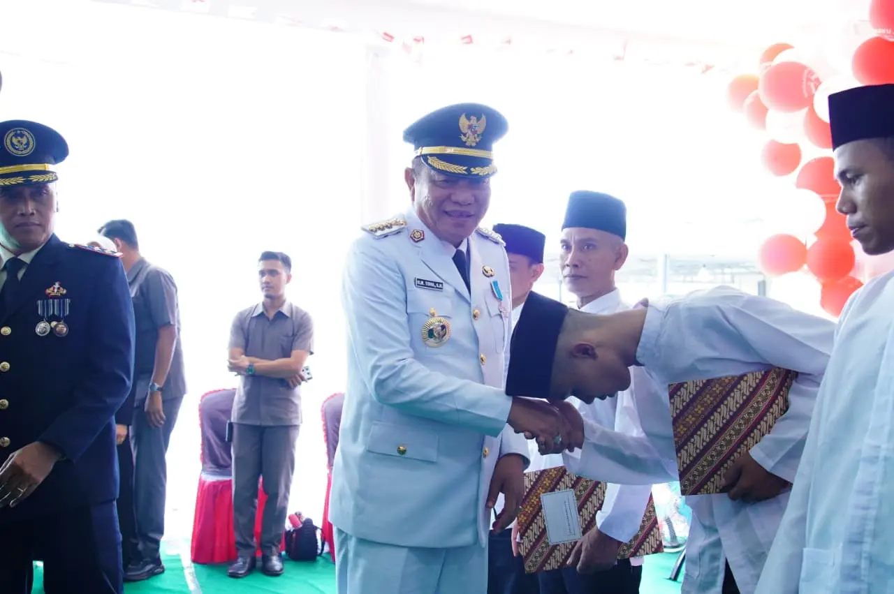 Bupati Muba Serahkan Remisi HUT ke-81 RI, 22 Warga Binaan Langsung Bebas