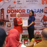 PMI Palembang dan Novotel Gelar Donor Darah, Hampir 200 Kantong Terkumpul dalam 30 Menit