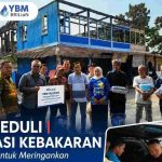BRI Bersama YBM Bantu Korban Kebakaran Cintaraja, Ada Beras hingga Survival Kits