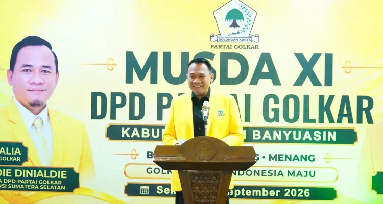 Andie Dinialdie Dorong Kader Golkar Muba Tak Hanya Aktif Saat Momentum Politik