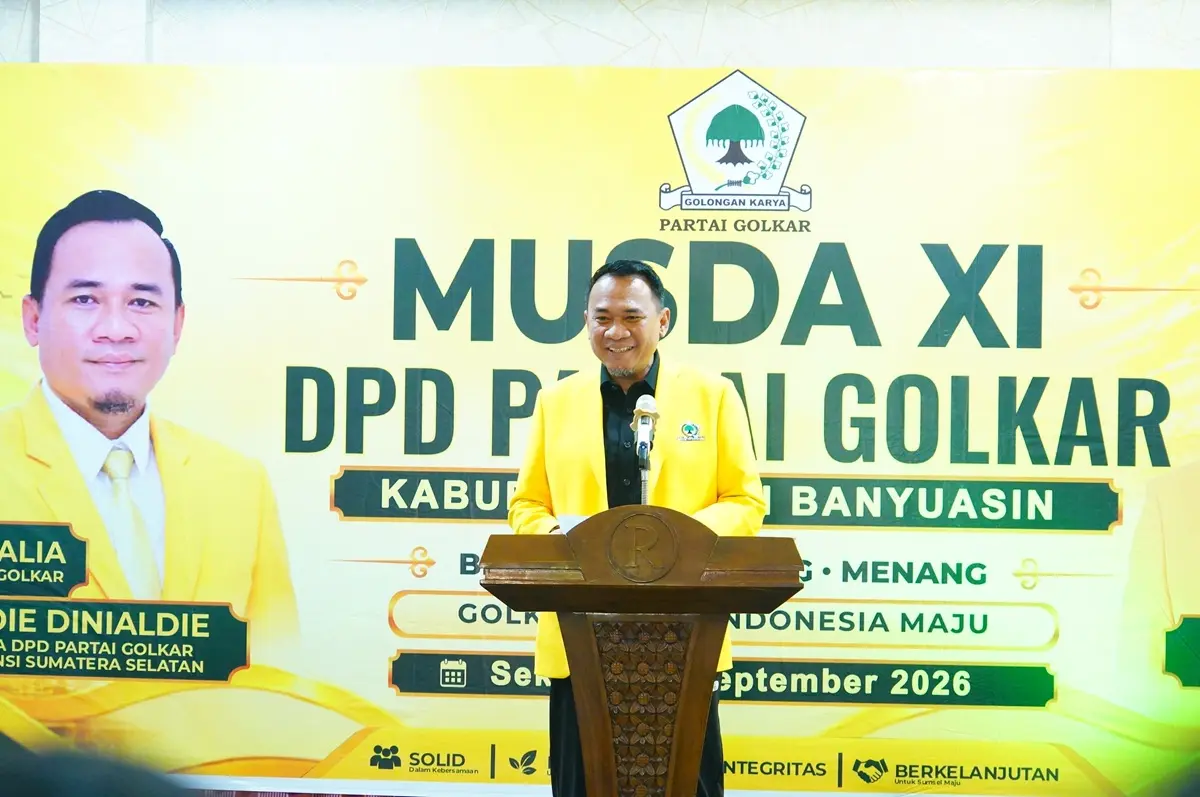 Andie Dinialdie Dorong Kader Golkar Muba Tak Hanya Aktif Saat Momentum Politik