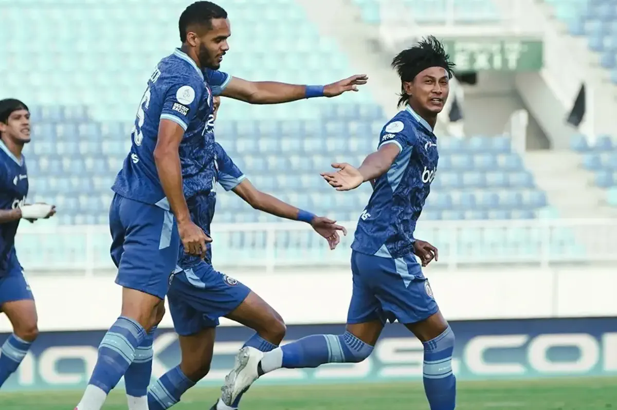 Debut Meyakinkan Arema FC di BRI Super League, Isenmulang Kalteng FC Dihajar 4-0