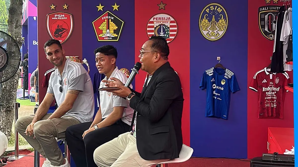 Meet and Greet di Senayan, Denis Kolinger dan Rio Fahmi Sapa Suporter Persija