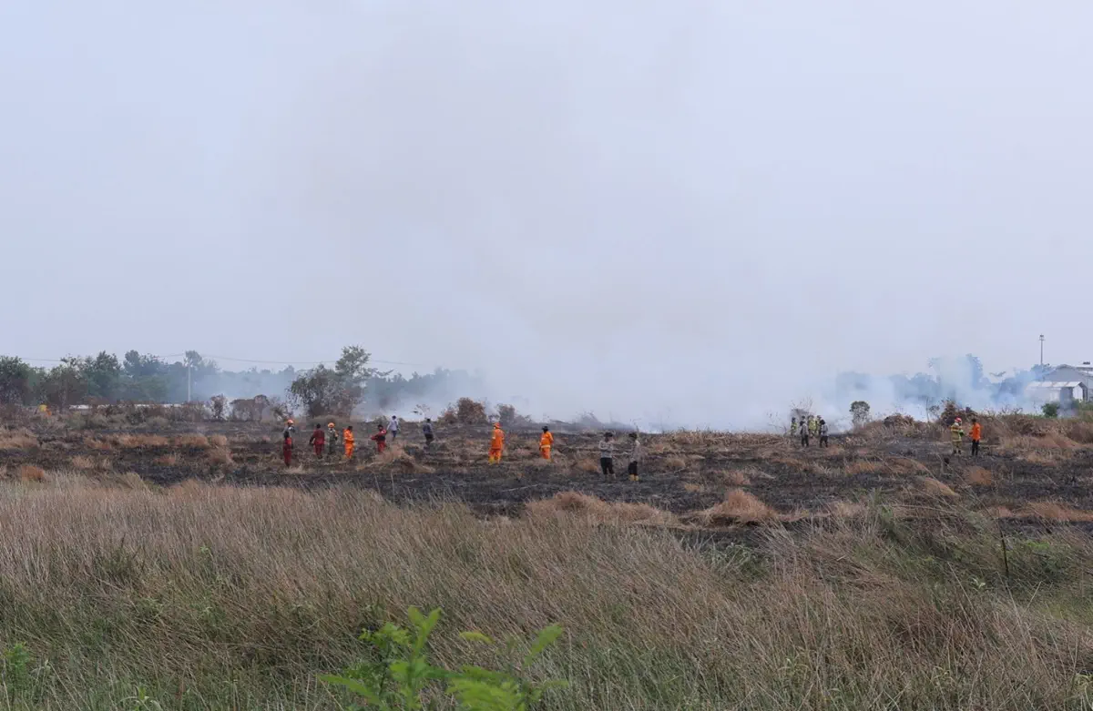 Karhutla Palembang Meningkat, ISPU Tembus 302 dan Kasus ISPA Capai 752