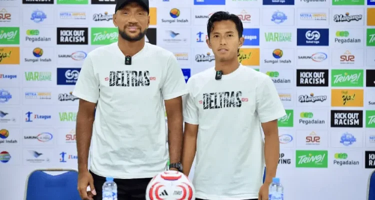 Deltras FC Bidik Kemenangan atas Barito Putera, Leonard Tupamahu Tekankan Kolektivitas. FG : viralsumsel.com /bbs