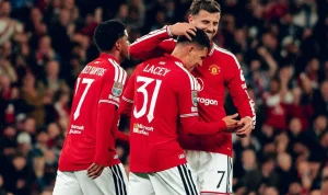 Manchester-United-MU-Piala-Liga-Inggris Petaka di Old Trafford! Manchester United Dibalikkan Brighton dan Tersingkir dari Piala Liga